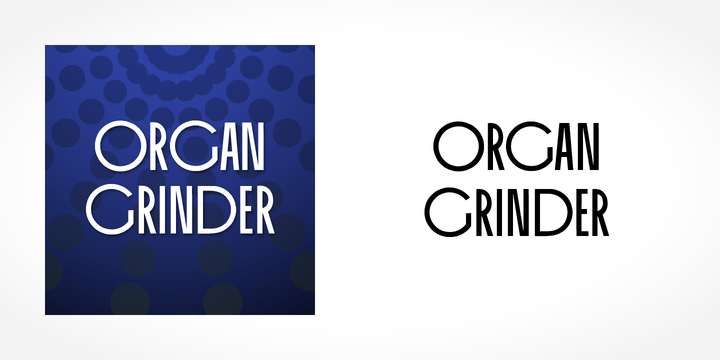Шрифт Organ Grinder