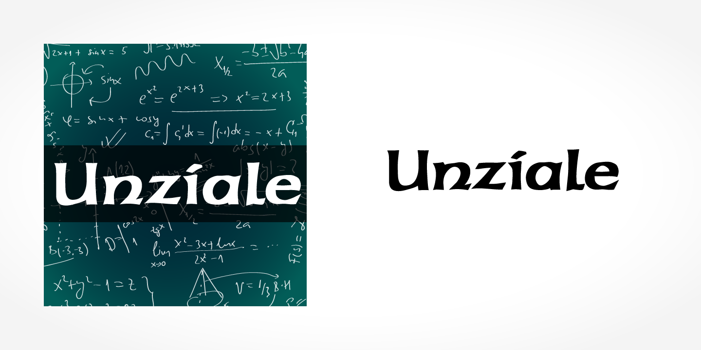 Шрифт Unziale