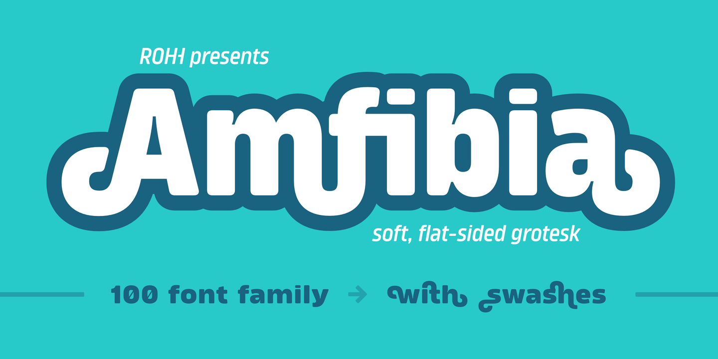 Шрифт Amfibia
