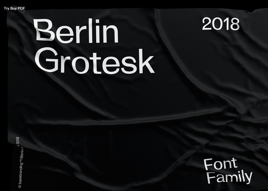 Шрифт Berlin Grotesk