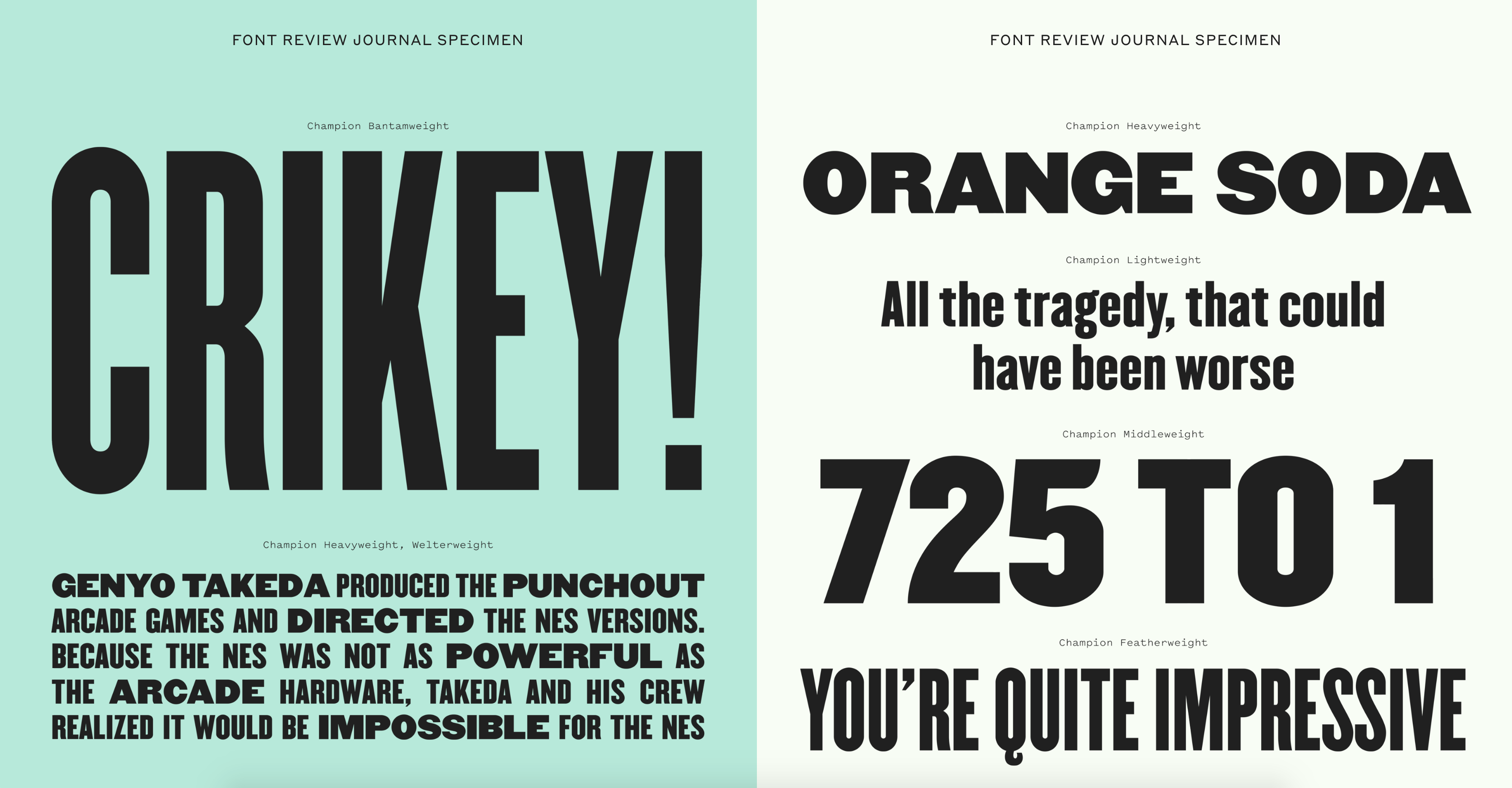 Шрифт Champion Gothic