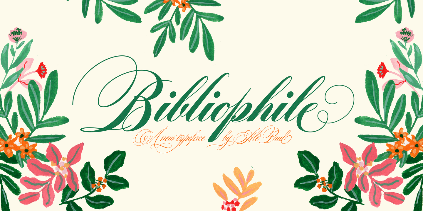 Шрифт Bibliophile Script