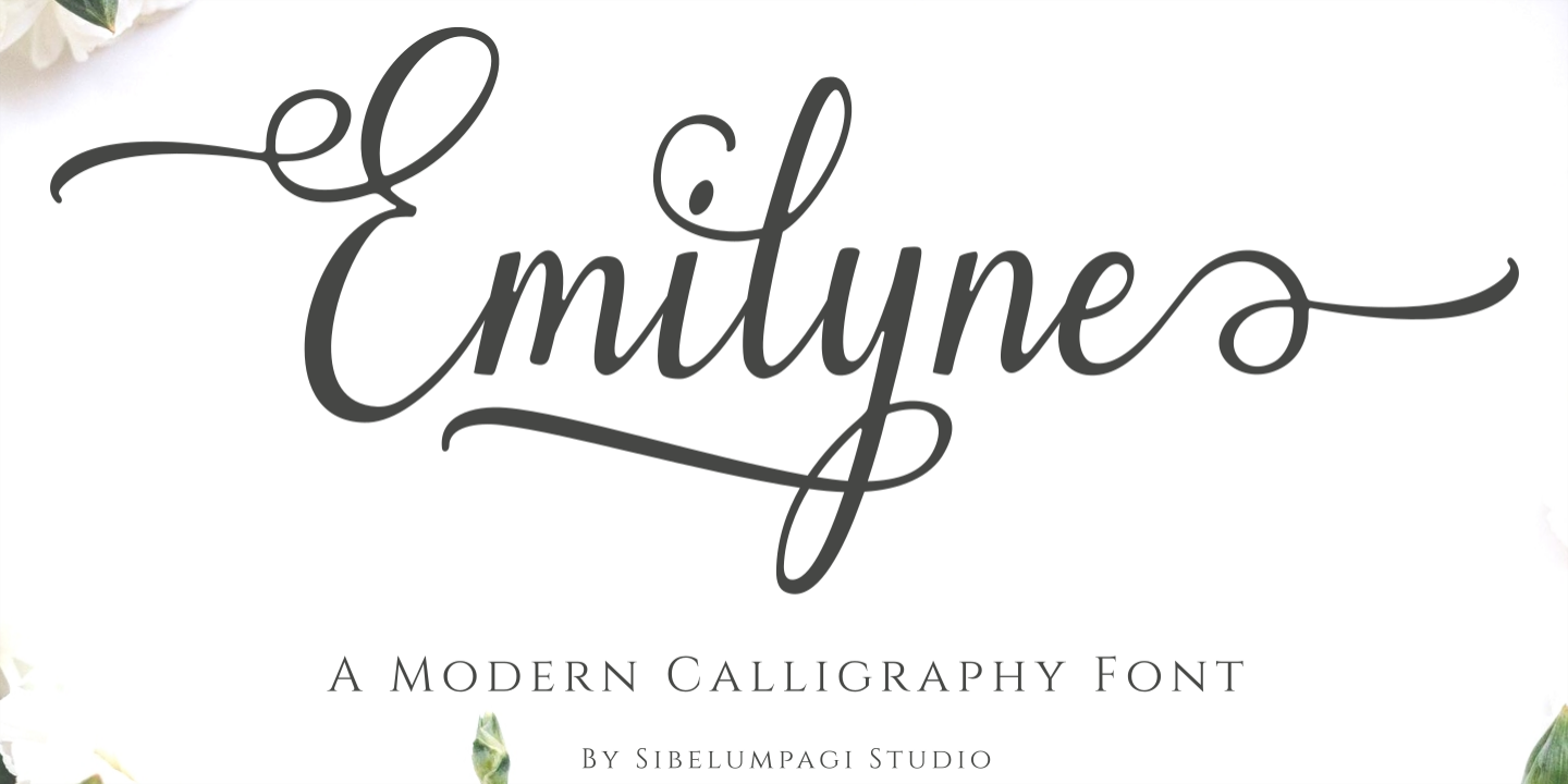 Шрифт Emilyne