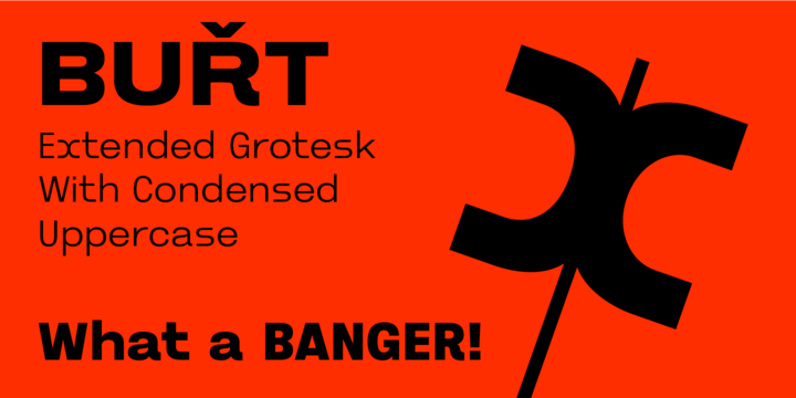 Шрифт Burt