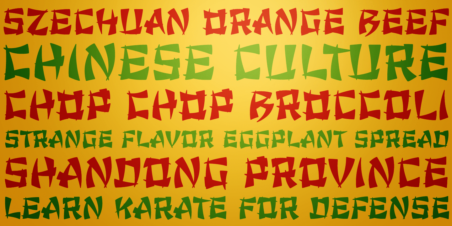 Шрифт Chop Chop PB