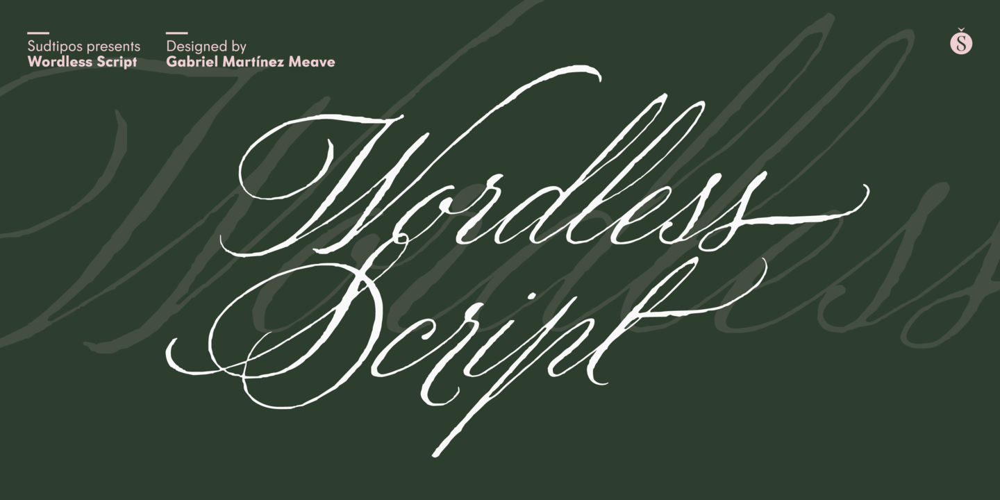 Шрифт Wordless Script