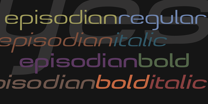 Шрифт Episodian