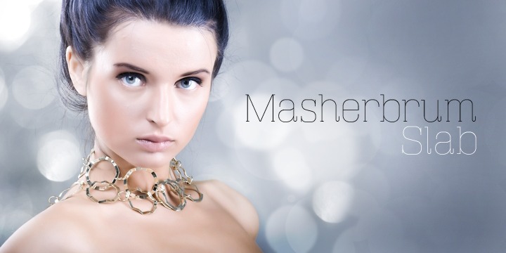 Шрифт Masherbrum Slab