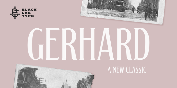 Шрифт BLT Gerhard