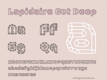 Шрифт Lapidaire