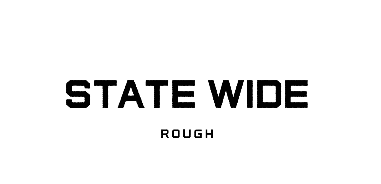 Шрифт State Wide Rough