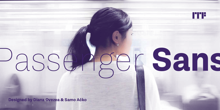 Шрифт Passenger Sans