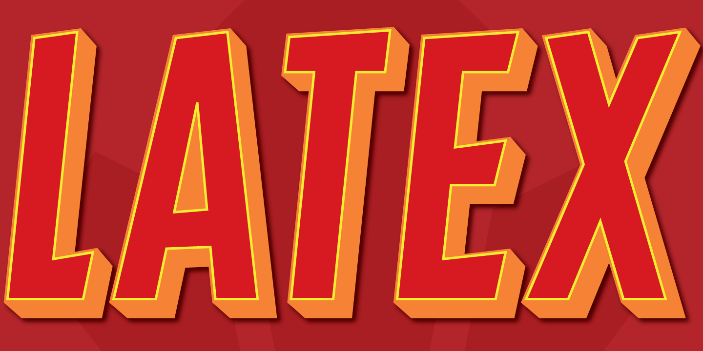 Шрифт Latex