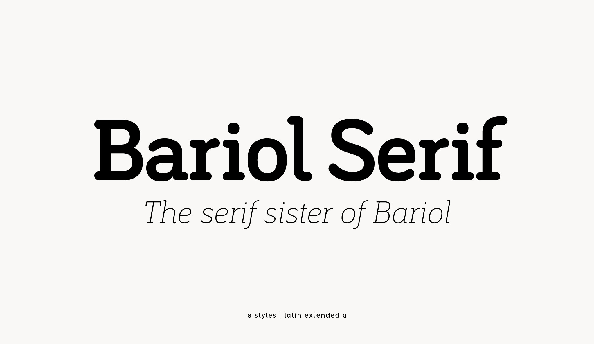 Bariol Serif