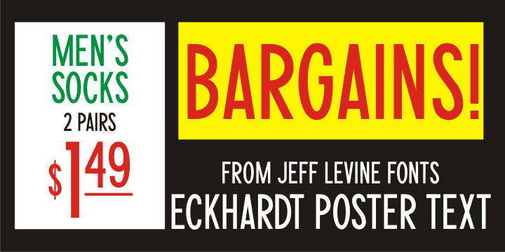 Шрифт Eckhardt Poster