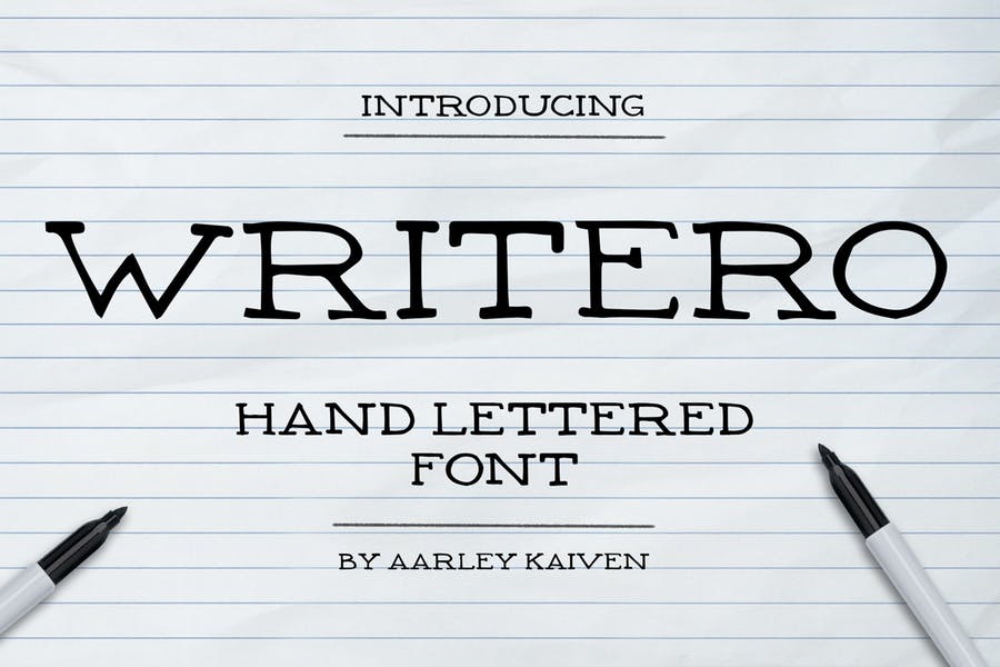 Шрифт Writero