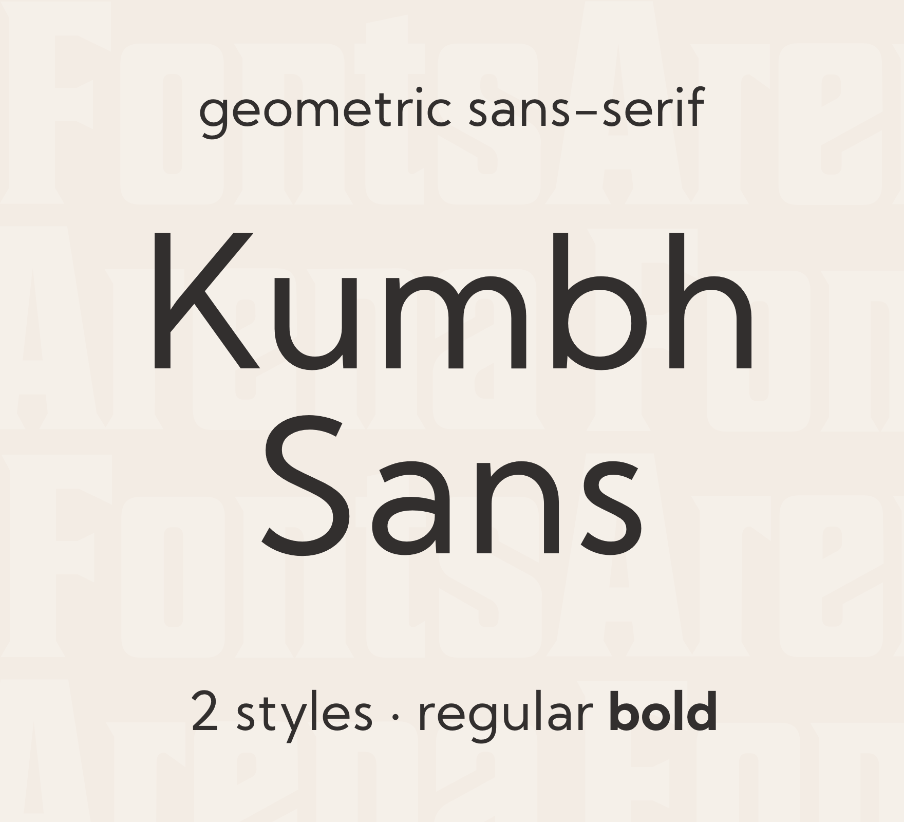 Шрифт Kumbh Sans