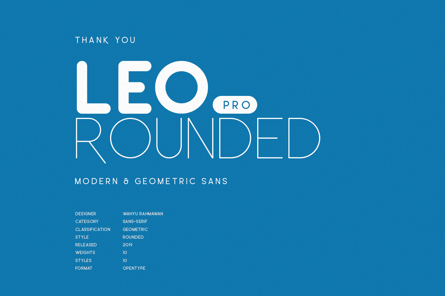 Шрифт Leo Rounded Pro