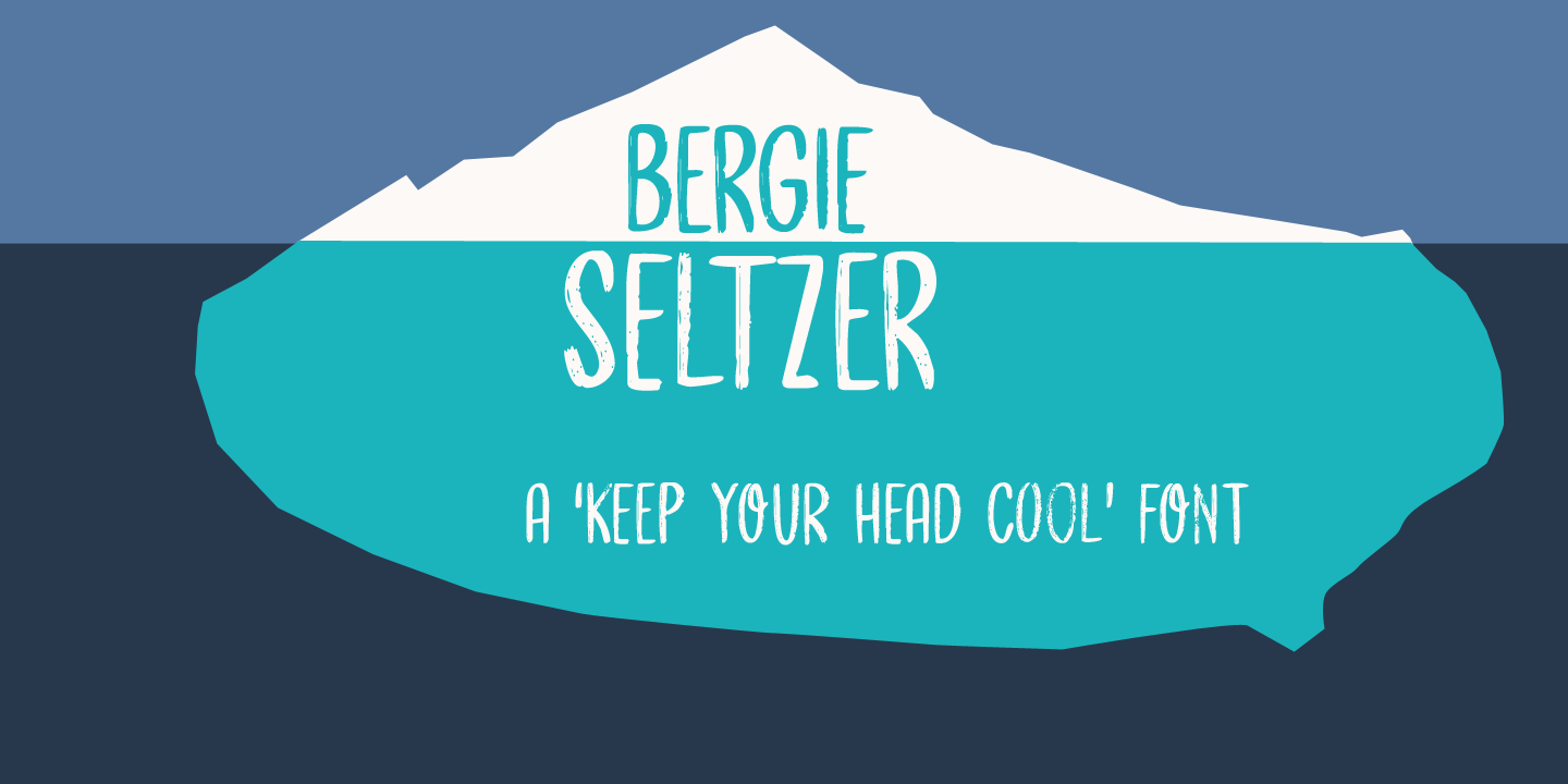 Шрифт Bergie Seltzer