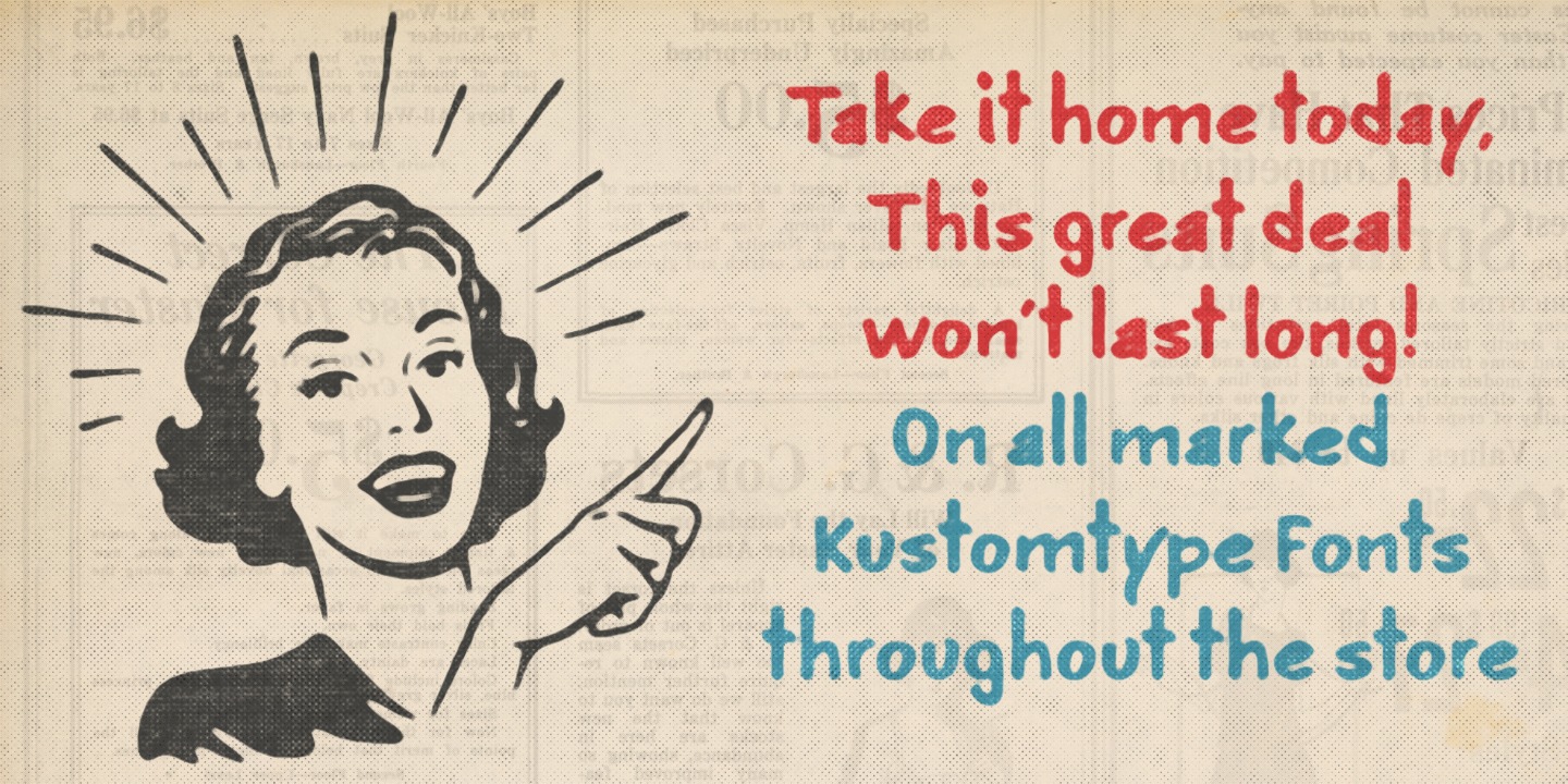 Шрифт Luckystrikes