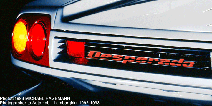 Шрифт Desperado