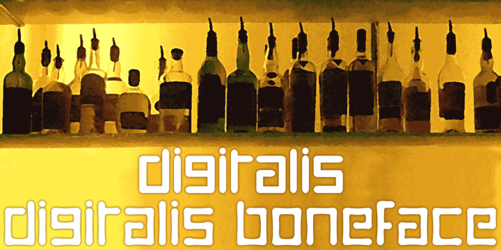 Шрифт Digitalis