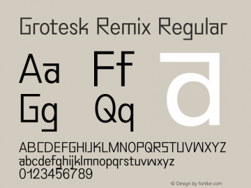 Grotesk Remix
