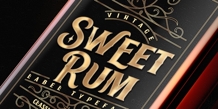 Шрифт Sweet Rum