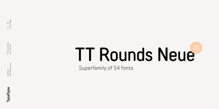 Шрифт TT Rounds Neue