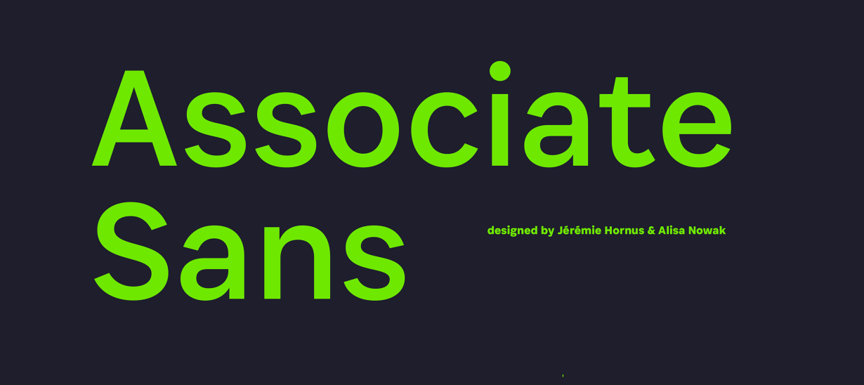 Шрифт Associate Sans