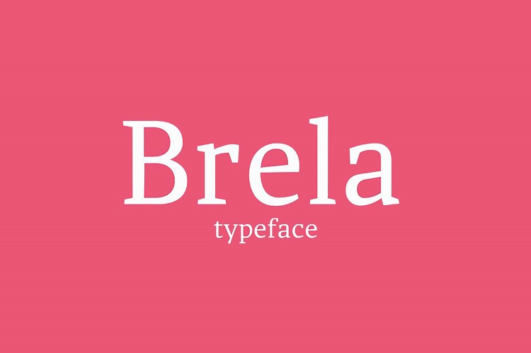 Шрифт Brela