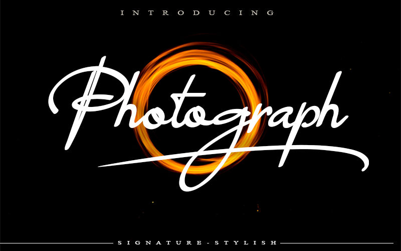 Шрифт Photograph