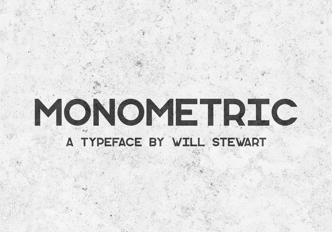 Шрифт Monometric