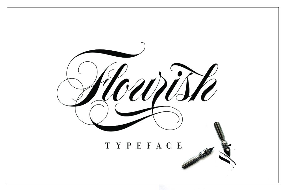 Шрифт Flourish Script