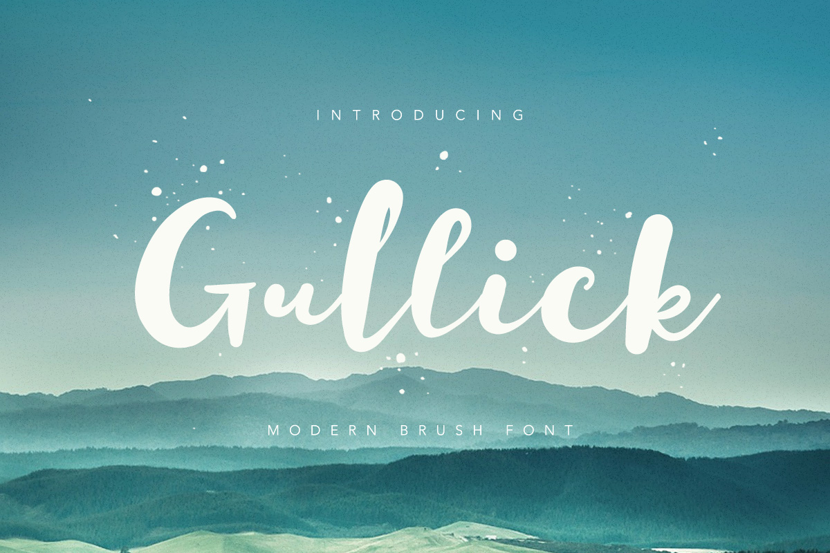 Шрифт Gullick