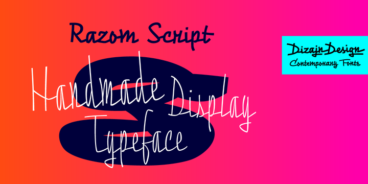 Шрифт Razom Script