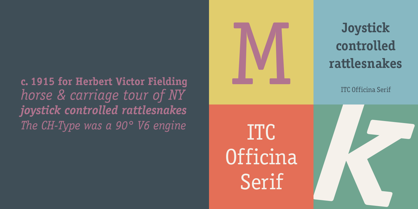 Шрифт Officina Serif