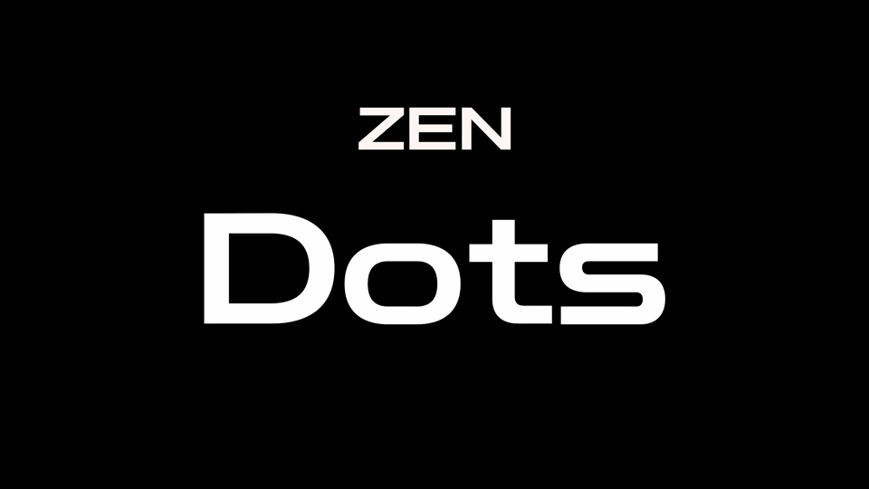 Шрифт Zen Dots