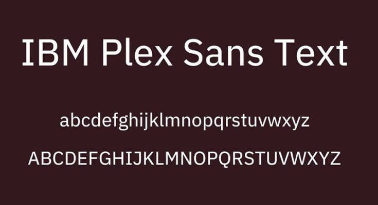 Шрифт IBM Plex Sans Devanagari