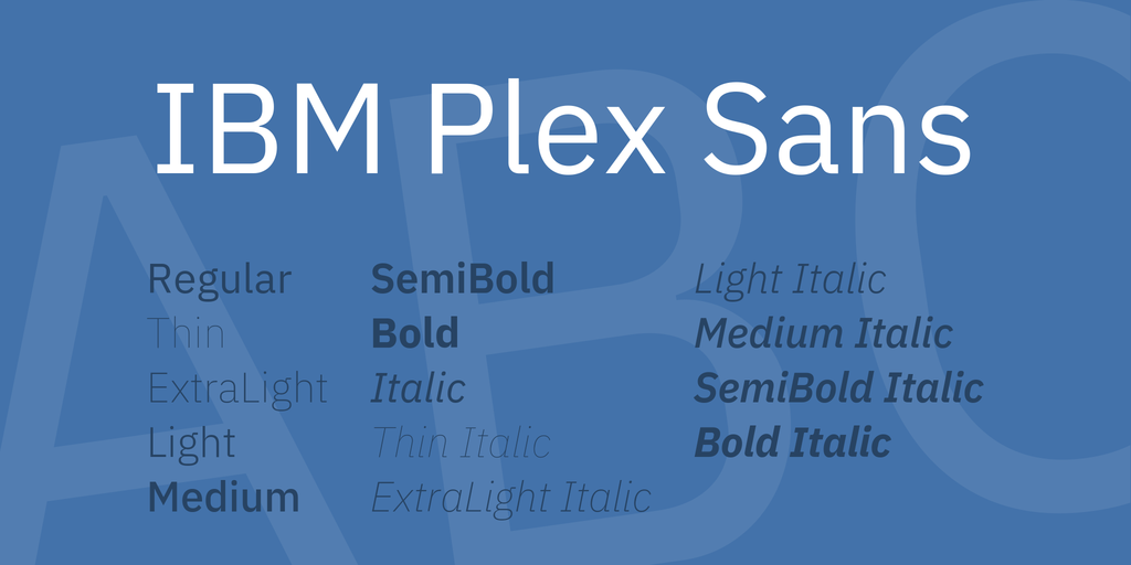 IBM Plex Sans KR