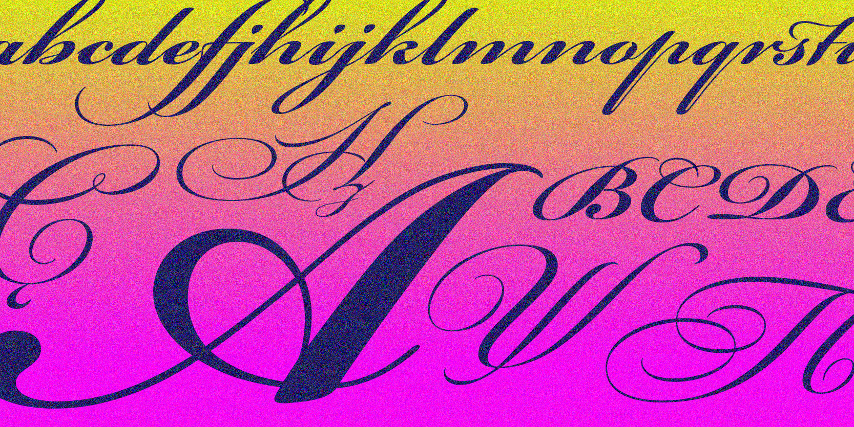 Шрифт Bickham Script Pro