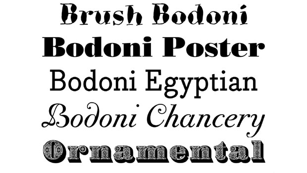 Шрифт Bodoni Brush