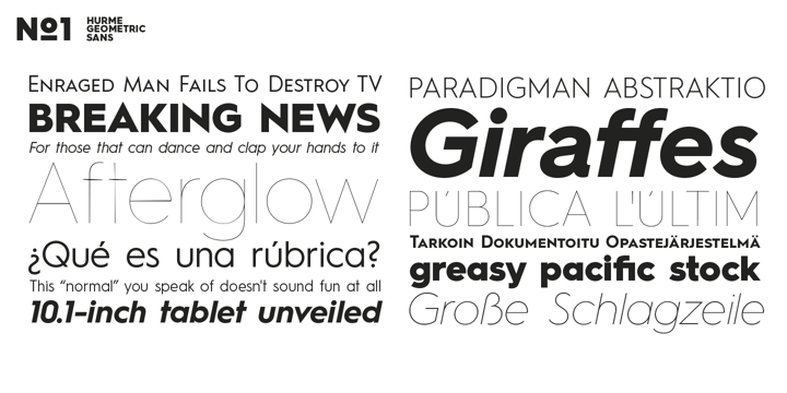 Hurme Geometric Sans No.4