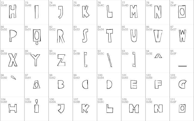 Шрифт Coriander