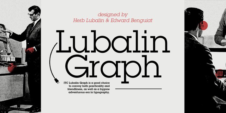 Шрифт ITC Lubalin Graph
