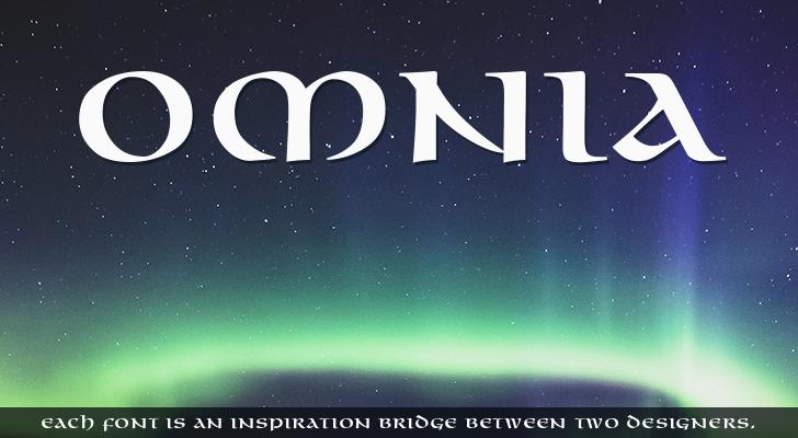 Шрифт Omnia