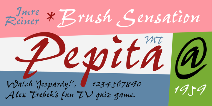 Шрифт Pepita
