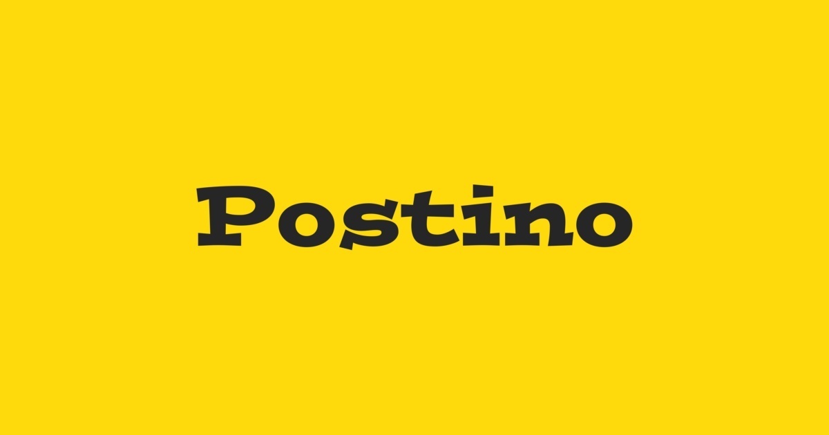 Шрифт Postino