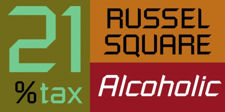 Шрифт Russell Square