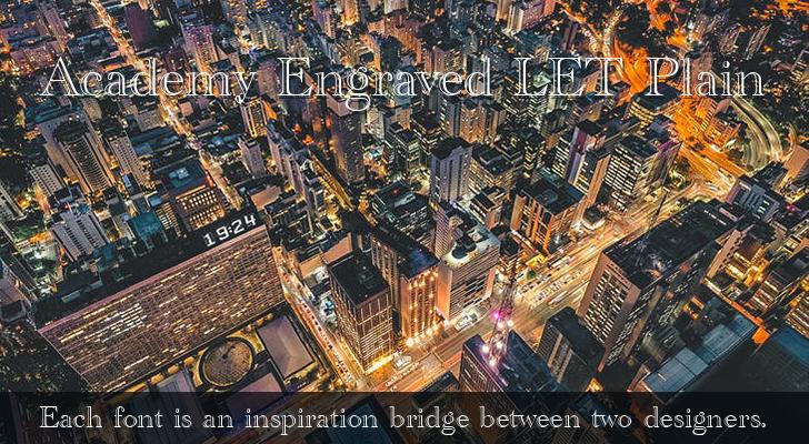 Шрифт Academy Engraved